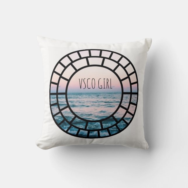 VSCO Girl Pillow (Front)