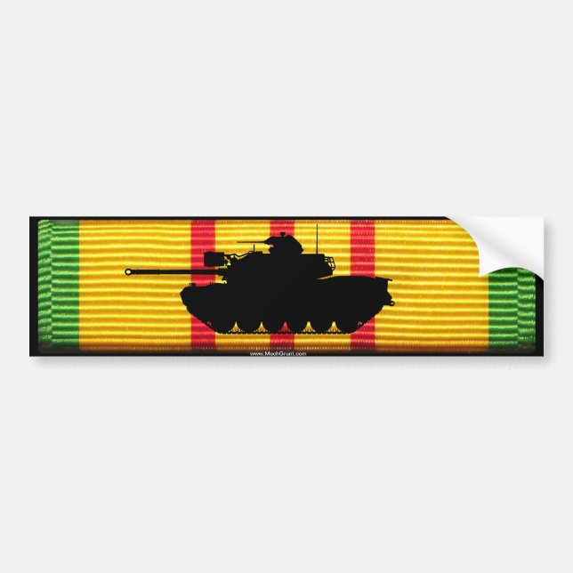 VSM Ribbon with M48A3 Patton Sticker (Front)