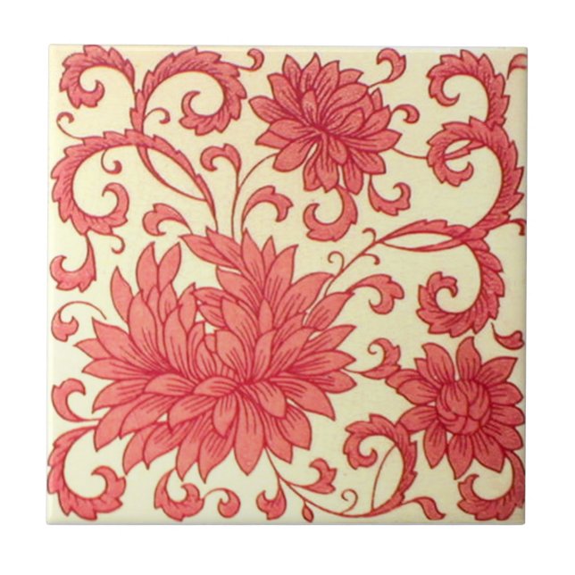 VT0019 Reproduction Antique Transferware Tile (Front)