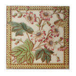 VT0023 Reproduction Antique Transferware Tile<br><div class="desc">Historical antique tile reproduced on a smooth surface 4.25" or 6" ceramic tile. Perfect for interior tile wall accents, backsplashes, fireplace surrounds, bathroom and showers walls, kitchens and craft projects. Not intended for outdoor use. Our tiles are copies of costly authentic original antique tiles. Suggestion: Order one tile to review...</div>