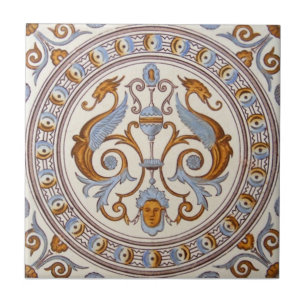 VT0024 Reproduction Antique Transferware Ceramic Tile