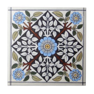 VT0042 Reproduction Antique Transferware Ceramic Tile