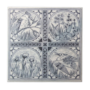 VT0050 Reproduction Antique Transferware Ceramic Tile