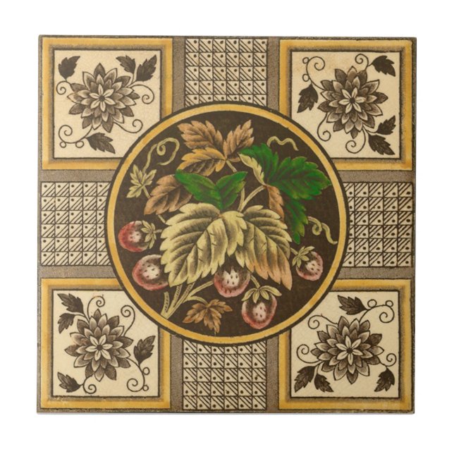 VT0052 Reproduction Antique Transferware Tile (Front)