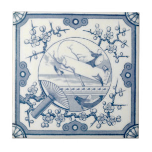 VT0056 Reproduction Antique Transferware Ceramic Tile