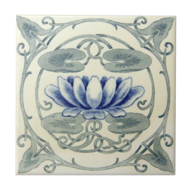 VT0063 Reproduction Antique Transferware Tile (Front)