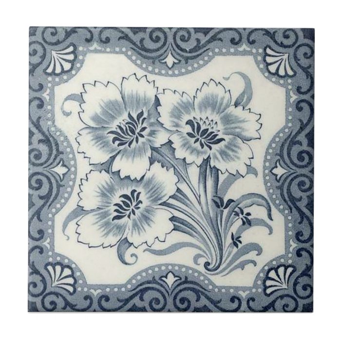 VT0079 Reproduction Antique Transferware Ceramic Tile