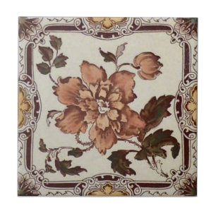 VT0091 Reproduction Antique Transferware Ceramic Tile