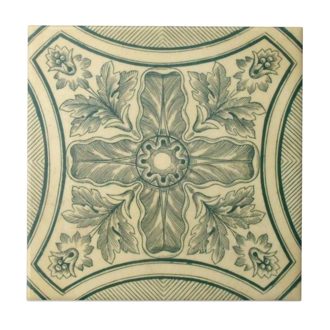 VT0097 Reproduction Antique Transferware Tile (Front)