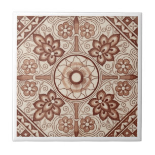 VT0100 Reproduction Antique Transferware Ceramic Tile