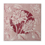 VT0102 Reproduction Antique Transferware Ceramic Tile<br><div class="desc">Historical antique tile reproduced on a smooth surface 4.25" or 6" ceramic tile. Perfect for interior tile wall accents, backsplashes, fireplace surrounds, bathroom and showers walls, kitchens and craft projects. Not intended for outdoor use. Our tiles are copies of costly authentic original antique tiles. Suggestion: Order one tile to review...</div>