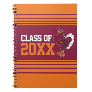 VT Class of with Hokie Bird Notebook
