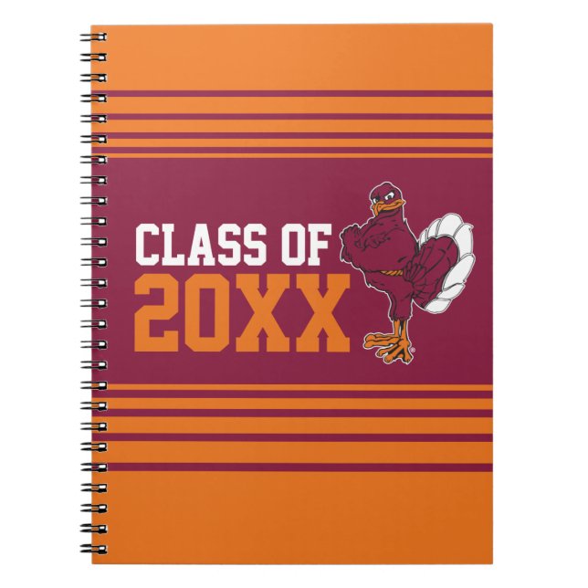 VT Class of with Hokie Bird Notebook (Front)
