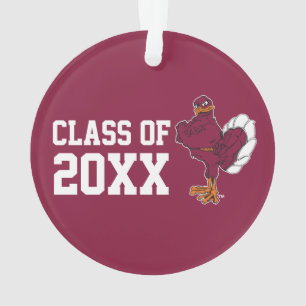 VT Class of with Hokie Bird Ornament