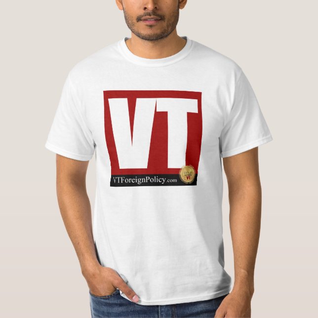 VT Foreign Policy Official T-Shirt (Front)