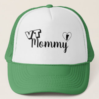 VT Mommy Love Trucker Hat, Mom Gift Vermont Trucker Hat