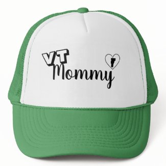 VT Mommy Love Trucker Hat, Mom Gift Vermont Trucker Hat
