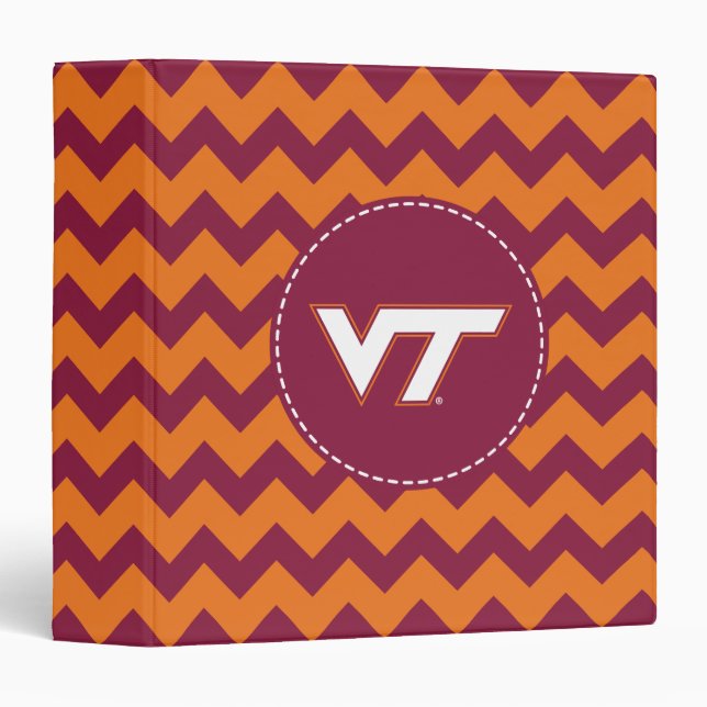 VT Virginia Tech 3 Ring Binder (Front/Spine)