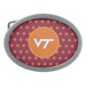 VT Virginia Tech Belt Buckle