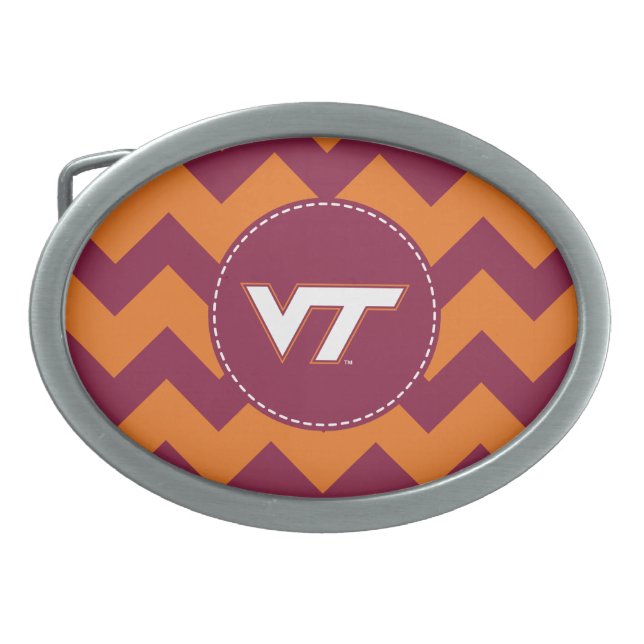 VT Virginia Tech Belt Buckle (Front)