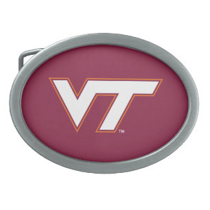 VT Virginia Tech Belt Buckle