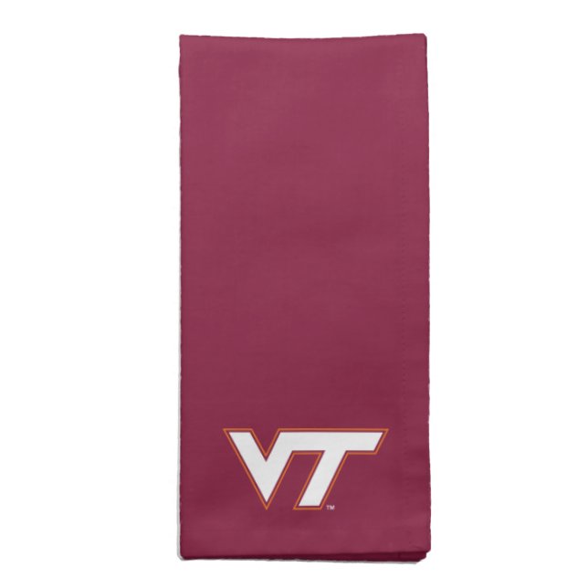 VT Virginia Tech Cloth Napkin (Folded)