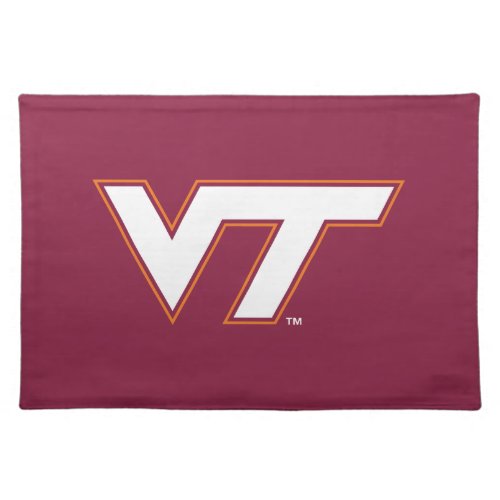 VT Virginia Tech Cloth Placemat