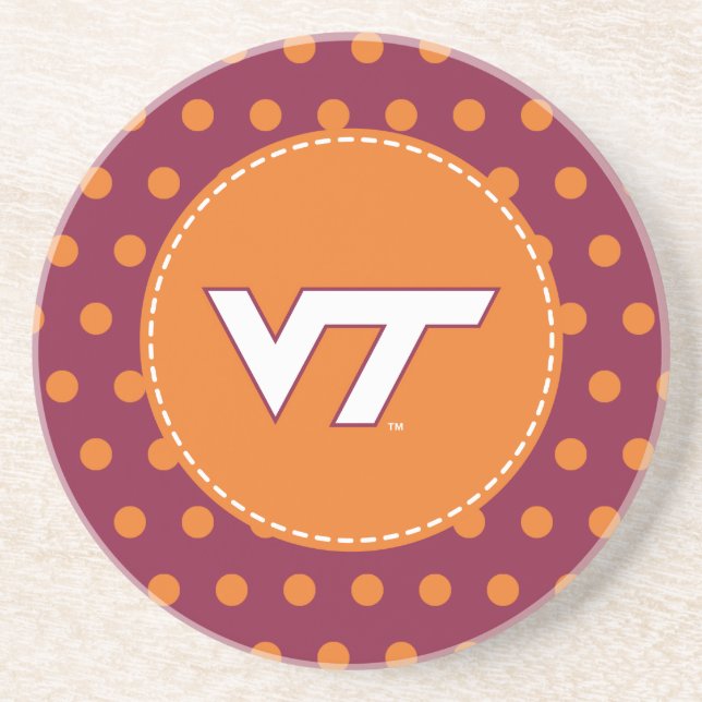 VT Virginia Tech Coaster (Front)
