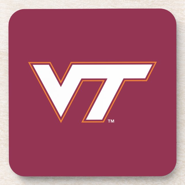 VT Virginia Tech Coaster (Front)