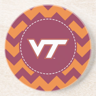 VT Virginia Tech Drink Coaster