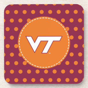 VT Virginia Tech Drink Coaster