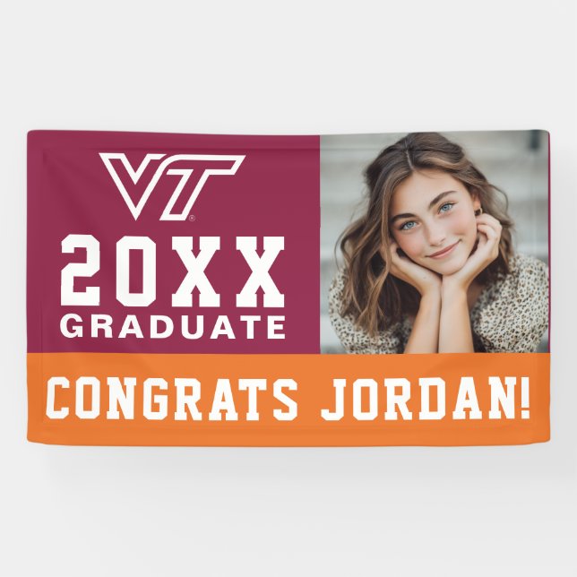 VT Virginia Tech Graduate - Photo Banner (Horizontal)