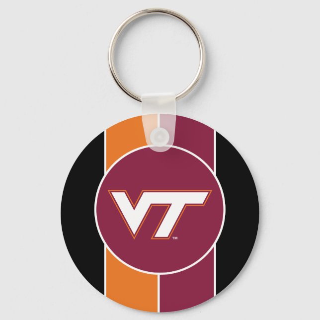 VT Virginia Tech Keychain (Front)