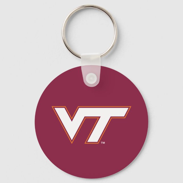 VT Virginia Tech Keychain (Front)