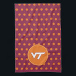 VT Virginia Tech Kitchen Towel<br><div class="desc">Do you want to show off your Virginia Tech pride? Check out these official Hokie designs where you can personalize your own Virginia Tech merchandise on Zazzle.com! These products are perfect for all VT students, alumni, staff, family, and fans. We have the perfect gear and design for your tailgate, party,...</div>