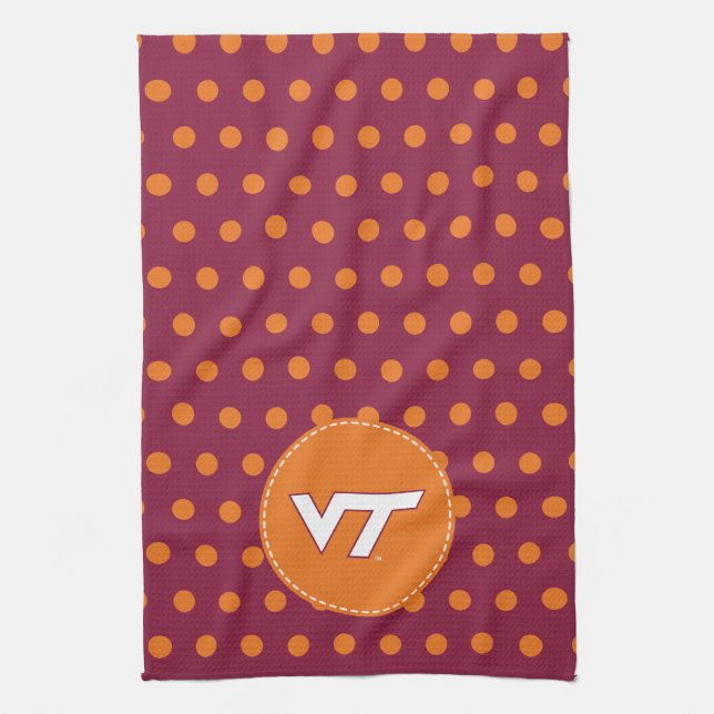 VT Virginia Tech Kitchen Towel (Vertical)