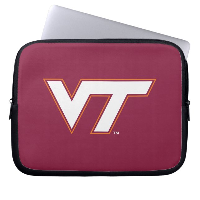 VT Virginia Tech Laptop Sleeve (Front)