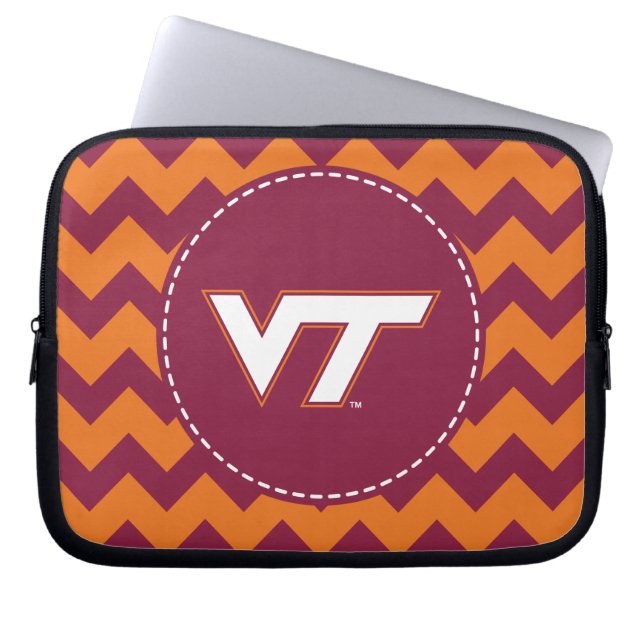 VT Virginia Tech Laptop Sleeve (Front)
