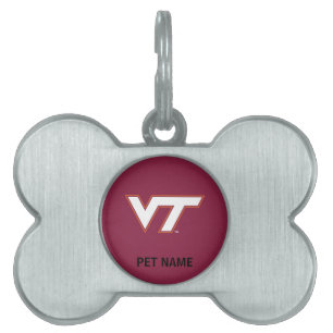 VT Virginia Tech Pet Tag