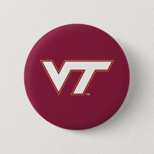 VT Virginia Tech Pinback Button