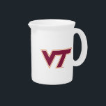 VT Virginia Tech Pitcher<br><div class="desc">Do you want to show off your Virginia Tech pride? Check out these official Hokie designs where you can personalize your own Virginia Tech merchandise on Zazzle.com! These products are perfect for all VT students, alumni, staff, family, and fans. We have the perfect gear and design for your tailgate, party,...</div>