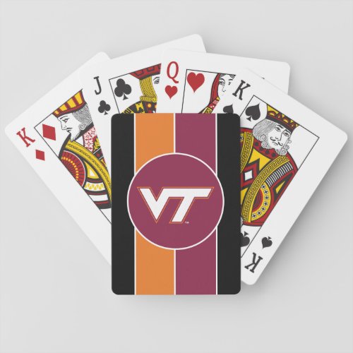 VT Virginia Tech Playing Cards