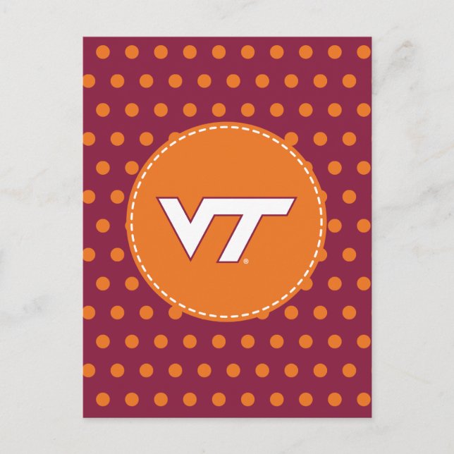 VT Virginia Tech Postcard (Front)