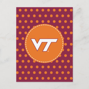 VT Virginia Tech Postcard