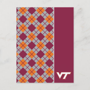 VT Virginia Tech Postcard