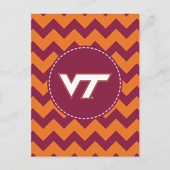 VT Virginia Tech Postcard (Front)
