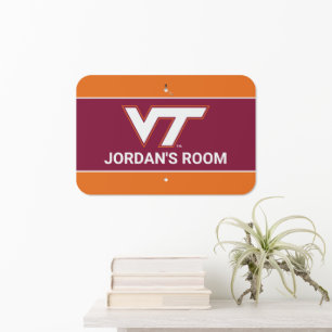 VT Virginia Tech Room Sign