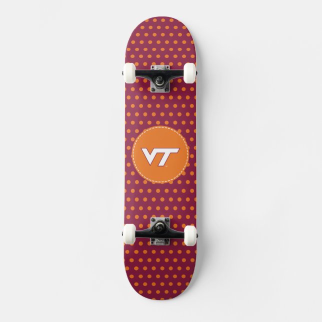 VT Virginia Tech Skateboard Deck (Front)