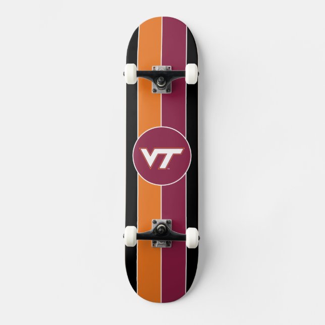 VT Virginia Tech Skateboard Deck (Front)