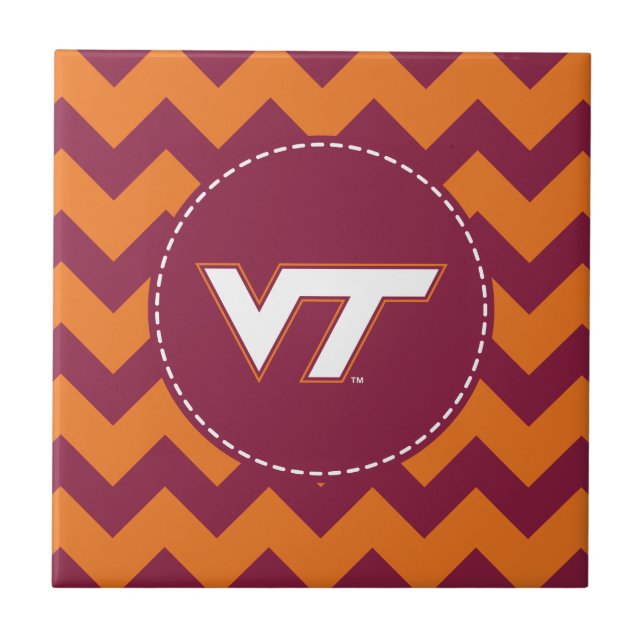 VT Virginia Tech Tile (Front)